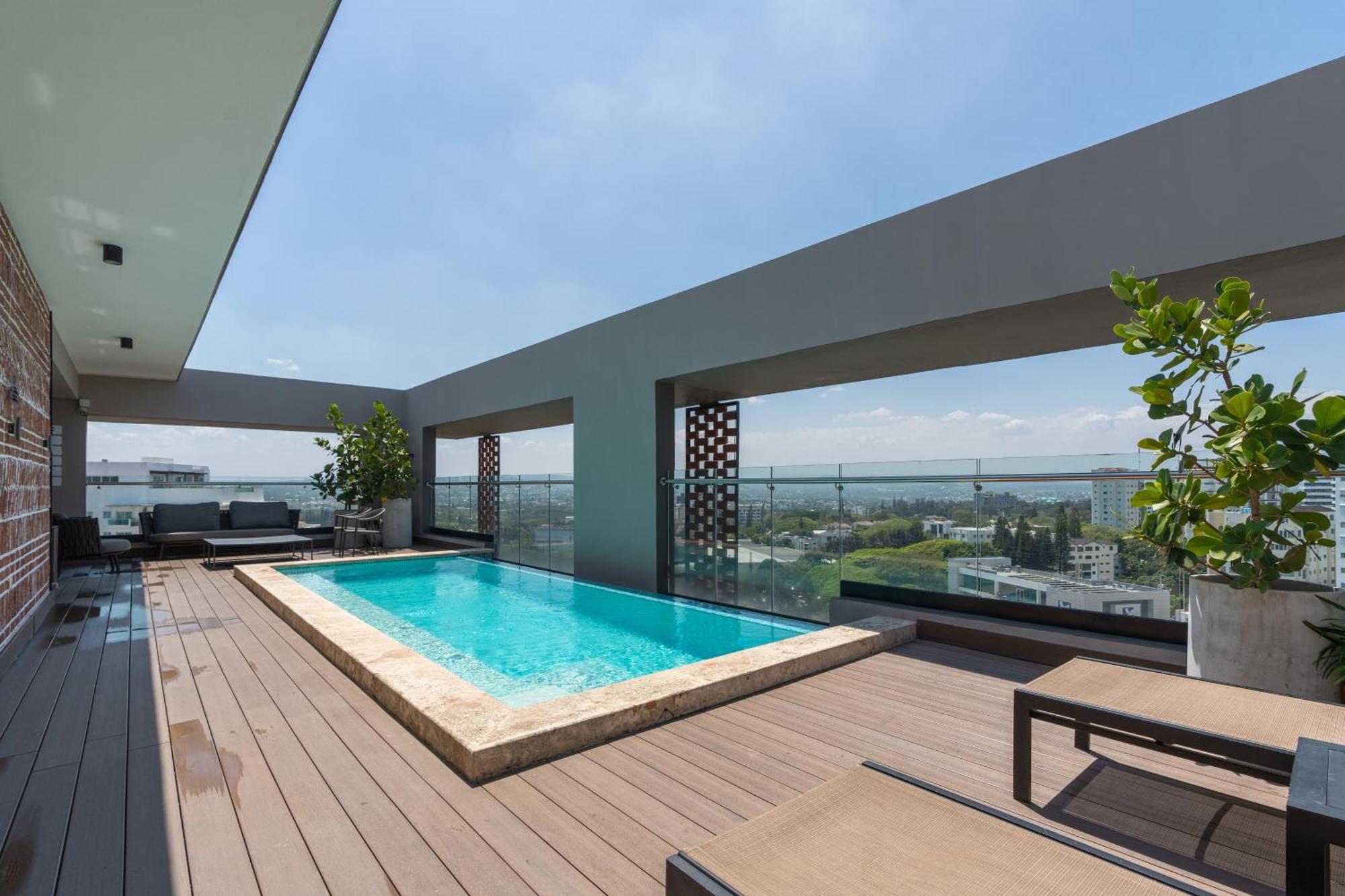 Modern Luxury Condo With Rooftop Pool & Gym Santiago De Los Caballeros Εξωτερικό φωτογραφία